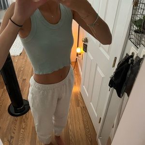 brandy melville light blue tank. Never worn!